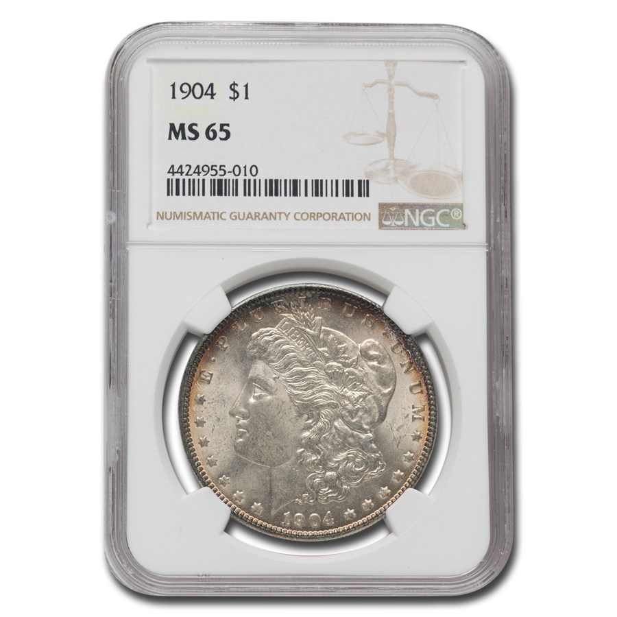 1904 Morgan Dollar MS-65 NGC