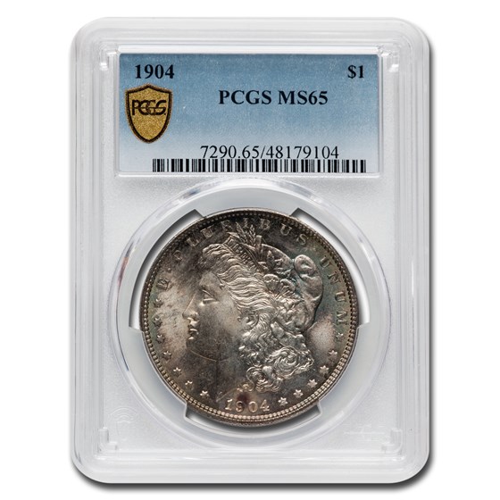 1904 Morgan Dollar MS-65 PCGS (Toned) 1904 Morgan Dollar MS-65 PCGS (Toned)