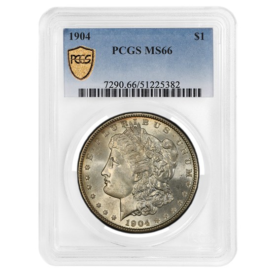 1904 Morgan Dollar MS-66 PCGS 1904 Morgan Dollar MS-66 PCGS