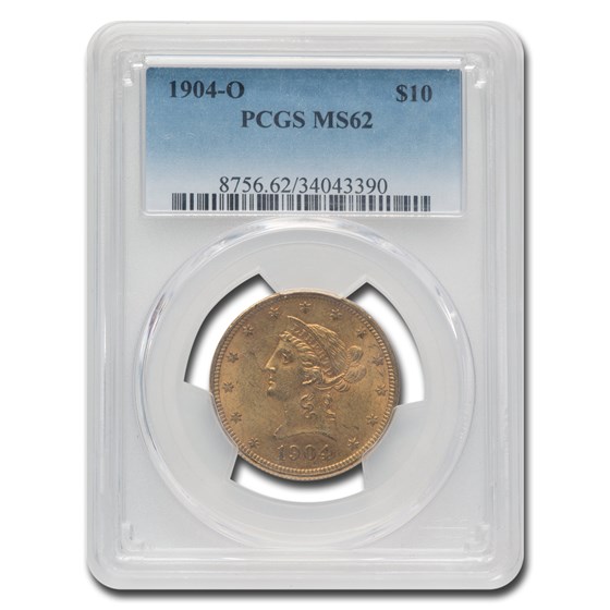 1904-O $10 Liberty Gold Eagle MS-62 PCGS 1904-O $10 Liberty Gold Eagle MS-62 PCGS