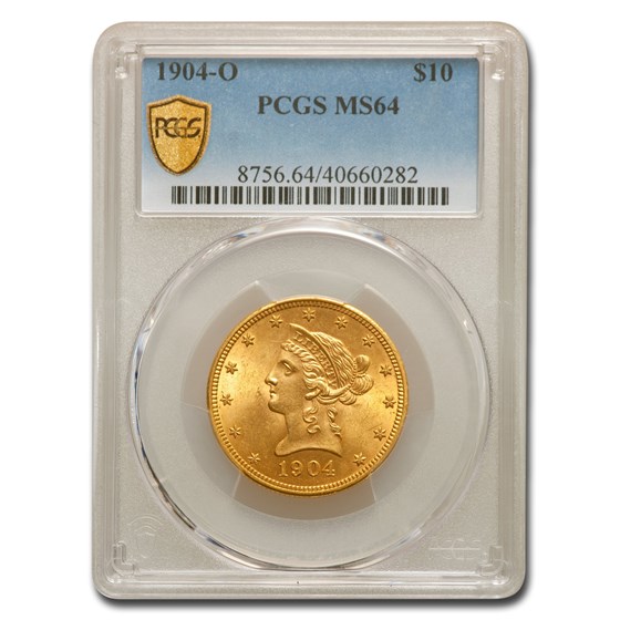 1904-O $10 Liberty Gold Eagle MS-64 PCGS 1904-O $10 Liberty Gold Eagle MS-64 PCGS