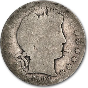 1904-O Barber Half Dollar AG