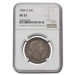 1904-O Barber Half Dollar AU-55 NGC