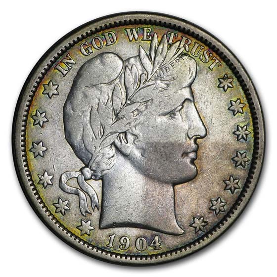 1904-O Barber Half Dollar Fine 1904-O Barber Half Dollar Fine