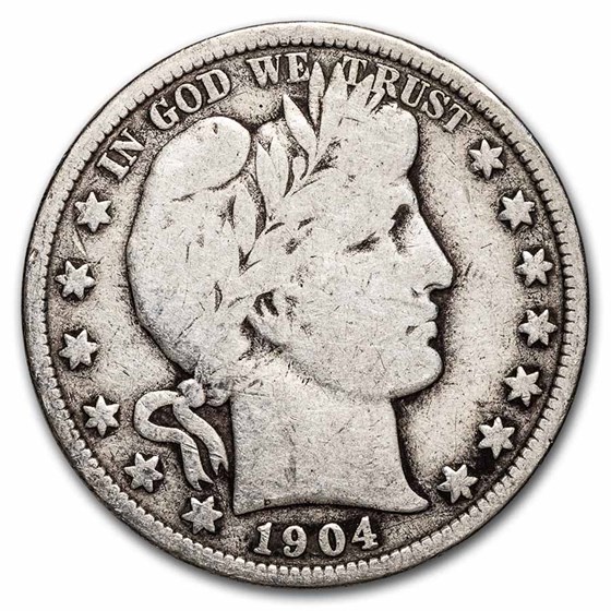 1904-O Barber Half Dollar VG 1904-O Barber Half Dollar VG