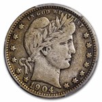 1904-O Barber Quarter VF-20 PCGS
