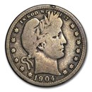 1904-O Barber Quarter VG