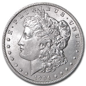 1904-O Morgan Dollar AU