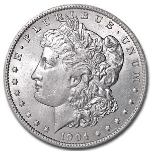 1904-O Morgan Dollar AU 1904-O Morgan Dollar AU