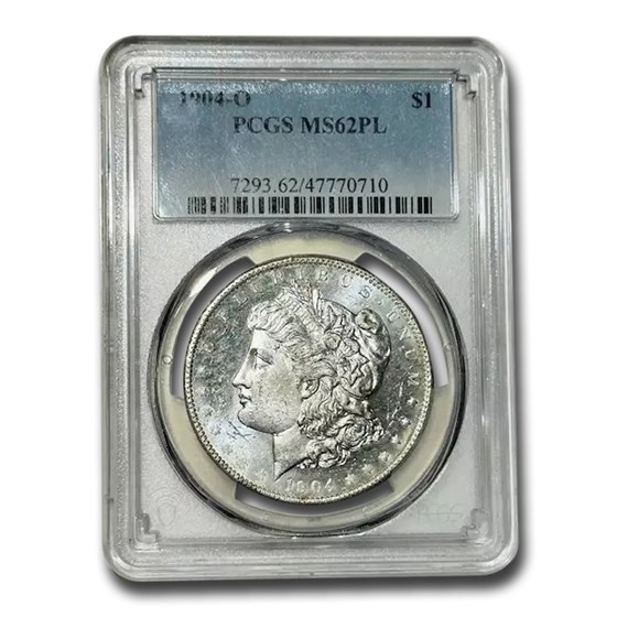 1904-O Morgan Dollar MS-62 PCGS (PL) 1904-O Morgan Dollar MS-62 PCGS (PL)