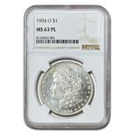 1904-O Morgan Dollar MS-63 PL NGC