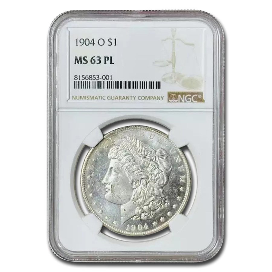 1904-O Morgan Dollar MS-63 PL NGC