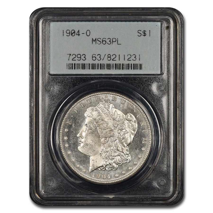 1904-O Morgan Dollar MS-63 PL PCGS
