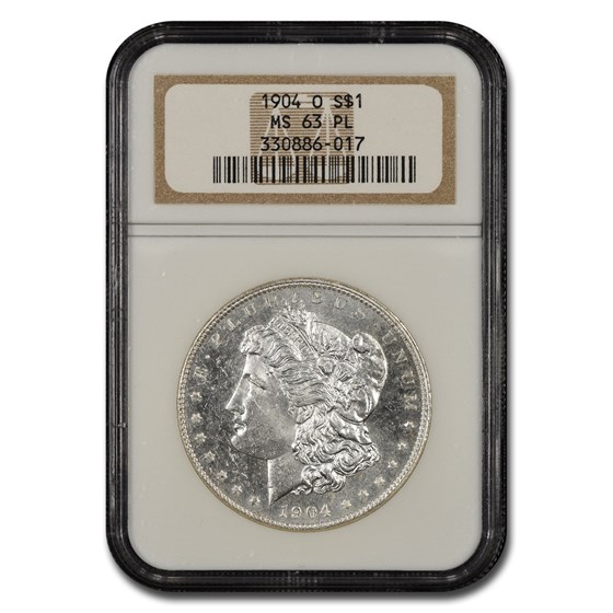 1904-O Morgan Dollar MS-63 PL Proof Like NGC 1904-O Morgan Dollar MS-63 PL Proof Like NGC