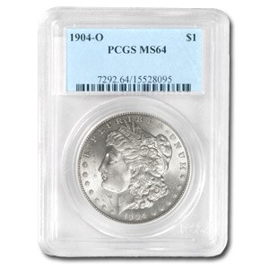 1904-O Morgan Dollar MS-64 PCGS Attractively (Toned) Rev 1904-O Morgan Dollar MS-64 PCGS Attractively (Toned) Rev