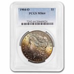 1904-O Morgan Dollar MS-64 PCGS (Beautifully Toned)