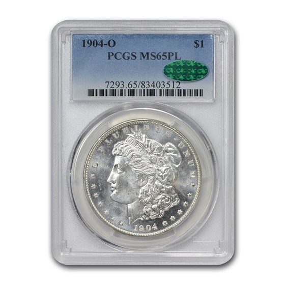 1904-O Morgan Dollar MS-65 PCGS CAC (PL) 1904-O Morgan Dollar MS-65 PCGS CAC (PL)
