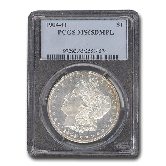 1904-O Morgan Dollar MS-65 PCGS (DMPL) 1904-O Morgan Dollar MS-65 PCGS (DMPL)