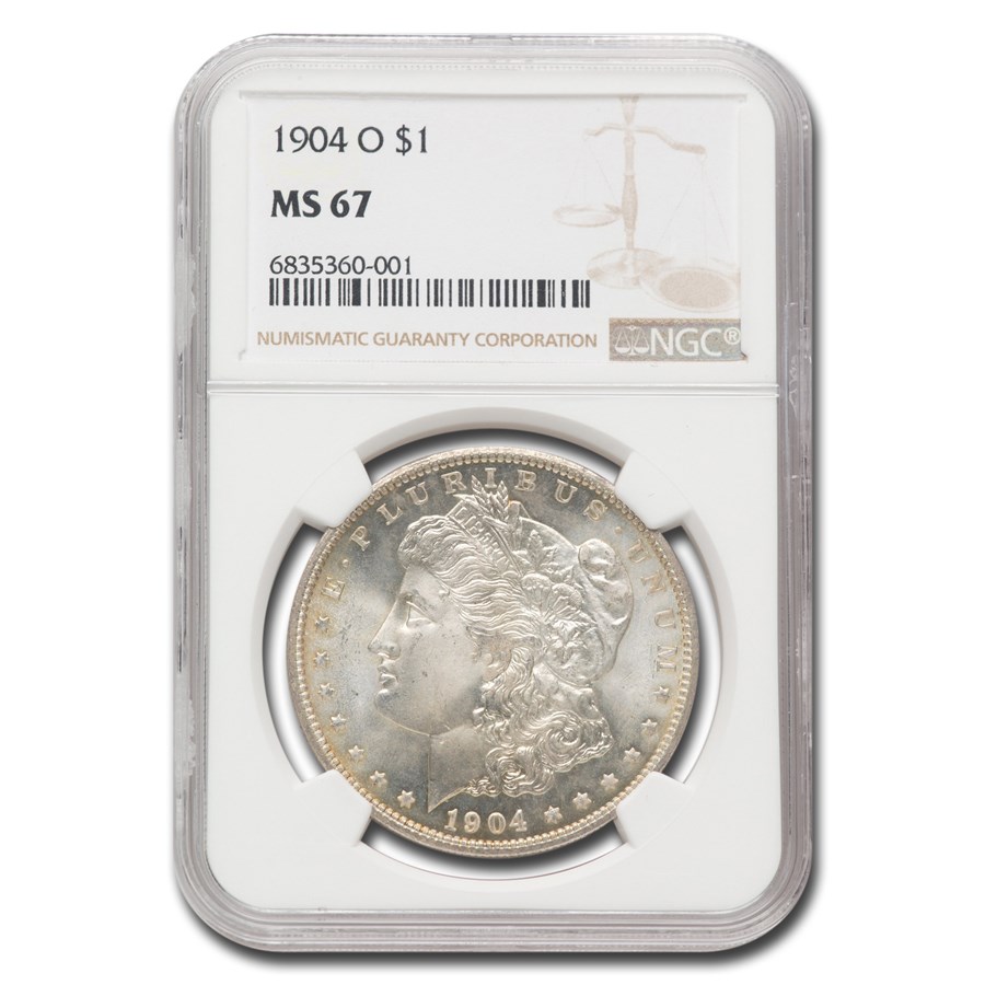 1904-O Morgan Dollar MS-67 NGC