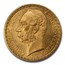 1904-P GJ Danish West I Gold 4 Daler/20 Francs MS-64 PCGS