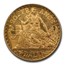 1904-P GJ Danish West I Gold 4 Daler/20 Francs MS-64 PCGS