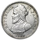 1904 Panama Silver 10 Centesimos AU (Details)