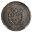 1904 Panama Silver 50 Centesimos XF-45 NGC