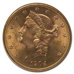 1904-S $20 Liberty Gold Double Eagle MS-64 NGC (CAC)