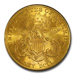 1904-S $20 Liberty Gold Double Eagle MS-64+ PCGS (CAC)