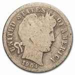1904-S Barber Dime VG