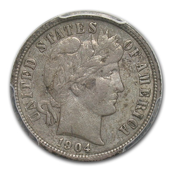 1904-S Barber Dime XF-45 PCGS 1904-S Barber Dime XF-45 PCGS