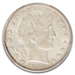 1904-S Barber Half Dollar MS-62 PCGS