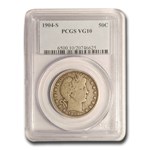 1904-S Barber Half Dollar VG-10 PCGS