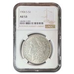 1904-S Morgan Dollar AU-53 NGC