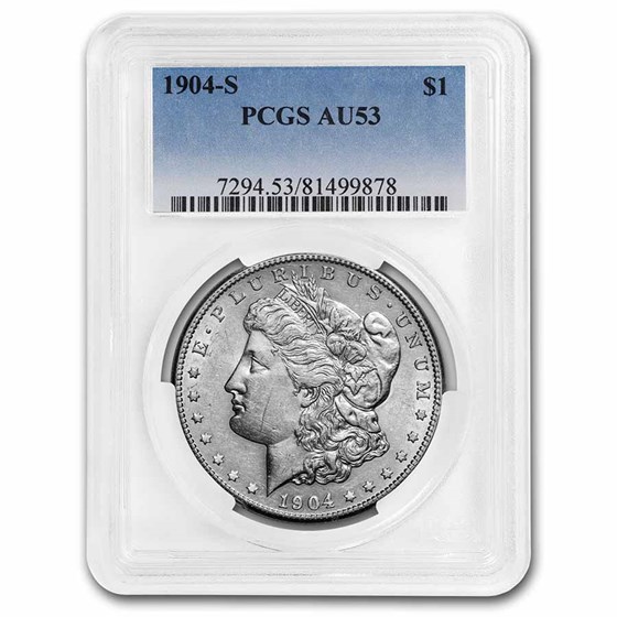 1904-S Morgan Dollar AU-53 PCGS 1904-S Morgan Dollar AU-53 PCGS