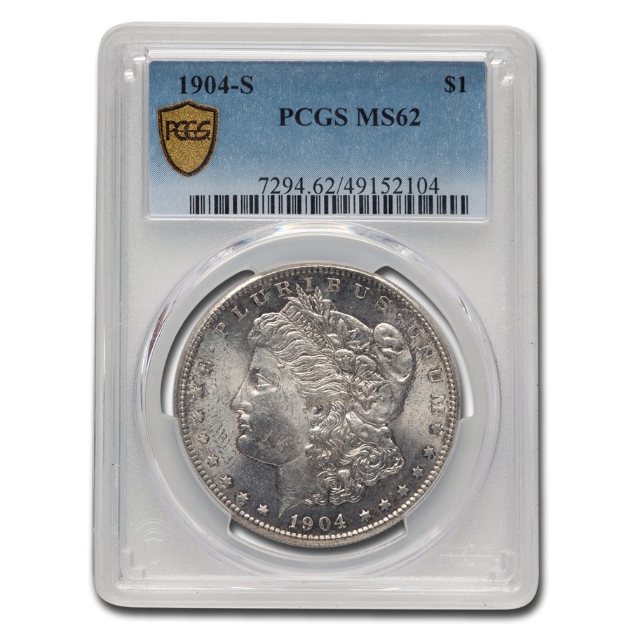 1904-S Morgan Dollar MS-62 PCGS