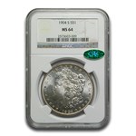 1904-S Morgan Dollar MS-64 NGC CAC