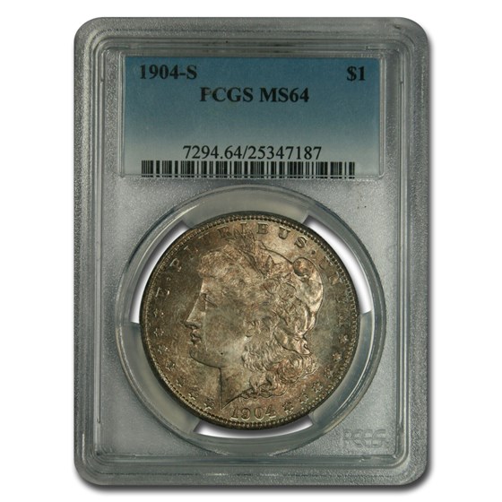 1904-S Morgan Dollar MS-64 PCGS 1904-S Morgan Dollar MS-64 PCGS