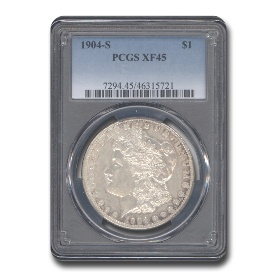 1904-S Morgan Dollar XF-45 PCGS