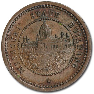 1904 St. Louis Exposition Commemorative Token BU 1904 St. Louis Exposition Commemorative Token BU