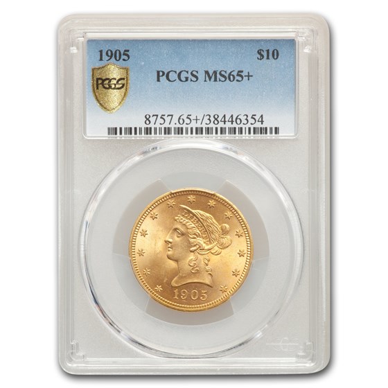 1905 $10 Liberty Gold Eagle MS-65+ PCGS 1905 $10 Liberty Gold Eagle MS-65+ PCGS