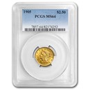 1905 $2.50 Liberty Gold Quarter Eagle MS-64 PCGS 1905 $2.50 Liberty Gold Quarter Eagle MS-64 PCGS