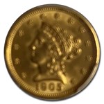 1905 $2.50 Liberty Gold Quarter Eagle MS-65 PCGS CAC