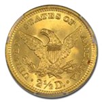 1905 $2.50 Liberty Gold Quarter Eagle MS-65 PCGS CAC