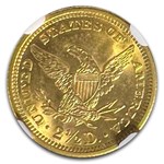 1905 $2.50 Liberty Gold Quarter Eagle MS-66 NGC CAC