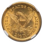 1905 $2.50 Liberty Gold Quarter Eagle MS-66 NGC