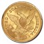 1905 $2.50 Liberty Gold Quarter Eagle MS-66 PCGS CAC