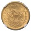 1905 $2.50 Liberty Gold Quarter Eagle MS-67 NGC