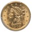 1905 $2.50 Liberty Gold Quarter Eagle MS-65 PCGS