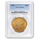 1905 $20 Liberty Gold Double Eagle MS-61 PCGS